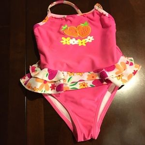 Swimsuit For Child Color: Pink Size: 3T